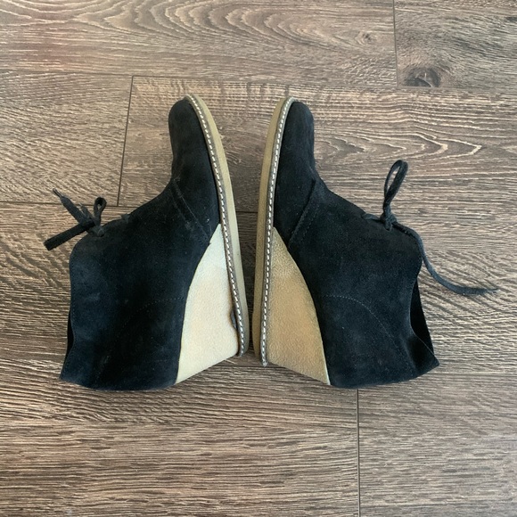 Suede Wedge Booties - Picture 3 of 7